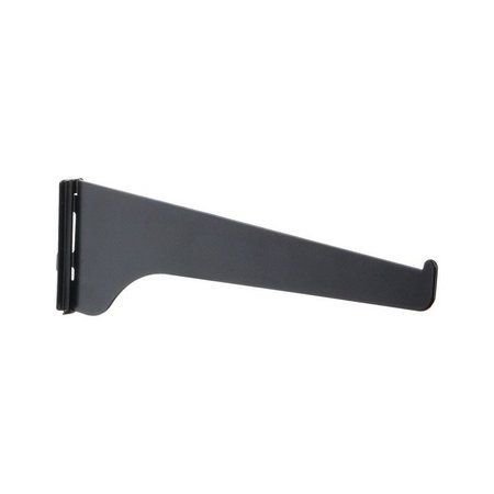 KNAPE & VOGT Bracket Shelf Steel 8In Black 180BLK-8